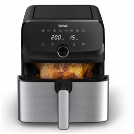 TEFAL Easy Fry Mega Air Fryer | EY855D10 | Power 1700 W | Capacity 7.5 L | Black
