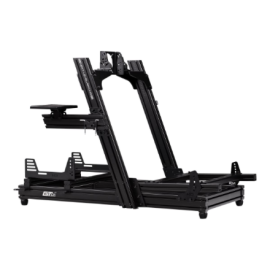 Next Level Racing | Aluminum | Racing Simulator Cockpit | GTElite Front and Side Mount Edition | Bla