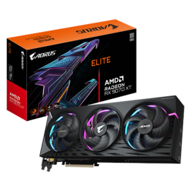 Gigabyte | AORUS Radeon RX 9070 XT ELITE 16G | AMD | 16 GB | Radeon RX 9070 XT | HDMI ports quantity