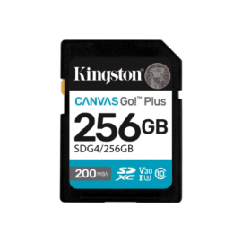 Kingston | Canvas Go! Plus | 256 GB | SD | Flash memory class Class 10