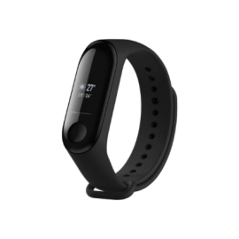 Fixed | Silicone Strap for Xiaomi Mi Band 3/4 | Black