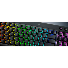 Razer | BlackWidow V4 Low-Profile HyperSpeed | Keyboard | Wireless | US | Bluetooth | Black | Orange