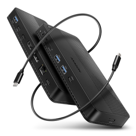 AXAGON USB4 40Gbps DUAL 4K DISPLAY 12in1 Dock | HMC-U4
