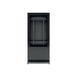 EDBAK Floor stand | IDS10.55 Indoor Public Display Totem with glass front | 55 " | Black
