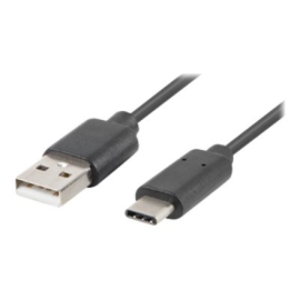Lanberg USB Type-C to USB Type-A 2.0 Cable Black QC 3.0