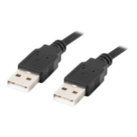Lanberg Cable USB-A 2.0 | CA-USBA-20CU-0018-BK | USB Type-A to USB Type-A