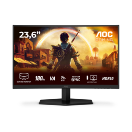 AOC | Gaming monitor | C24G42E | 24 " | VA | FHD | 16:9 | 180 Hz | 0.5 ms | 1920 x 1080 pixels | 250