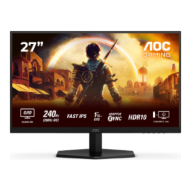 AOC | Q27G42ZE | 27 " | IPS | QHD | 16:9 | 260 Hz | 1 ms | 2560 x 1440 pixels | 300 cd/m² | HDMI por