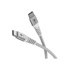 Goobay USB-C Supersoft Textile Cable with Metal Plugs | 70193