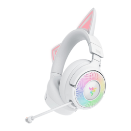Razer Headset | Kraken Kitty V3 Pro | Bluetooth | Over-ear | Microphone | Wireless | White