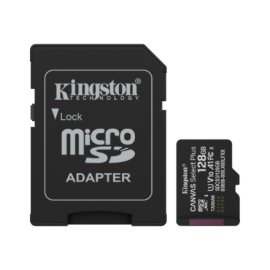 Kingston Canvas Select Plus | 128 GB | microSD | Flash memory class Class 10