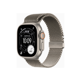 Apple Watch Ultra 3 GPS + Cellular 49mm Natural Titanium Case with Natural Titanium Milanese Loop - 