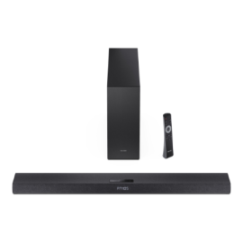 Sharp 2.1ch Ultra-slim Dolby Atmos/DTS Virtual: X Soundbar with Wireless Subwoofer | HT-SBW320 | 360