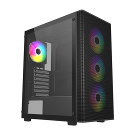 FSP Case | M220-BA | Black | Mid Tower | Power supply included No