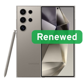 Samsung Renewed Grade A++ | Samsung Galaxy S24 Ultra | Titanium Gray | 6.8 " | Dynamic AMOLED 2X | 2