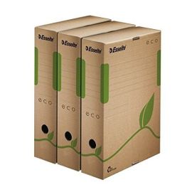 Archyvinė dėžė Esselte Eco, 80x327x233mm, ruda