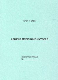 Asmens medicininė knygelė, A6 (12)