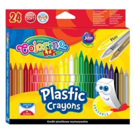 Trinamos plastikinės kreidelės Colorino Kids  24 spalvų