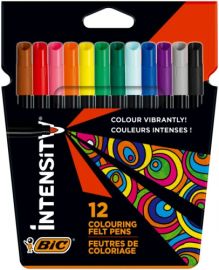 Bic Flomasteriai Intensity Up, 12 spalvų rinkinys 978004