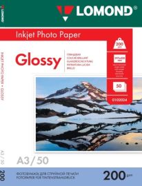 Fotopopierius Lomond Photo Inkjet Paper Blizgus 200 g/m2 A3, 50 lapų