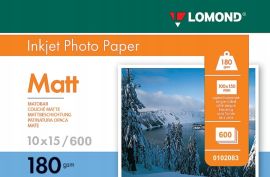 Fotopopierius Lomond Photo Inkjet Paper Matinis 180 g/m2 10x15, 600 lapų