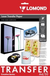 Termopernešimo popierius Lomond Thermotransfer Laser Paper A4, 50 lapų, kietiems paviršiams
