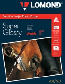 Fotopopierius Lomond Premium Photo Paper Super Blizgus 340 g/m2 A4, 20 lapų, Warm