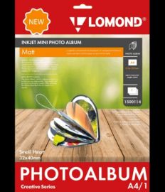 Fotoalbumas Lomond Inkjet Mini Album Small Heart Matinis širdelės formos 32x40mm (mažas)