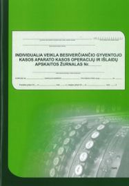 KA žurnalas individualia veikla besiverčiančiam gyventojui, vertikalus, A4, 3-jų dalių virš., 74 l.