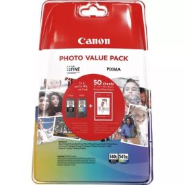 Canon 5224B007 (PG540L+CL541XL) kasečių komplektas rašaliniams spausdintuvams, Juoda 300p. CMY 400p.