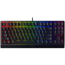 Razer Blackwidow V3 Tenkeyless Laidinė žaidimų klaviatūra, RGB LED, USB, US, Green Switch, Juoda