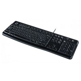 Klaviatūra laidinė Logitech K120 USB OEM - EMEA (LTH) (920-002526),  juoda