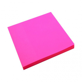 Lipnūs lapeliai Forpus, Neon, 75x75mm, rožiniai (1x80)