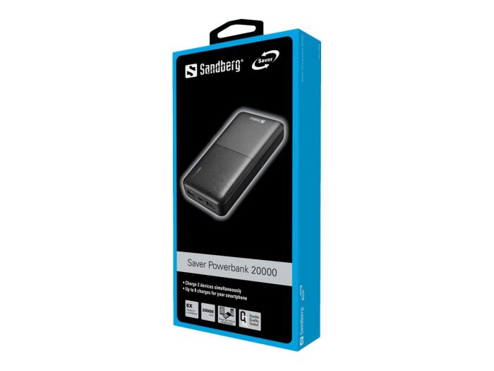 SANDBERG Saver Powerbank 20000 – 3