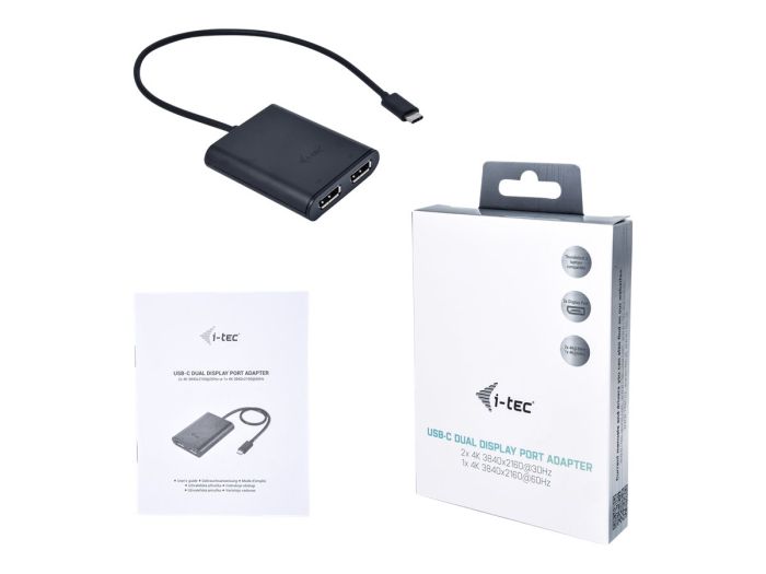 I-TEC USB C to Dual DisplayPort