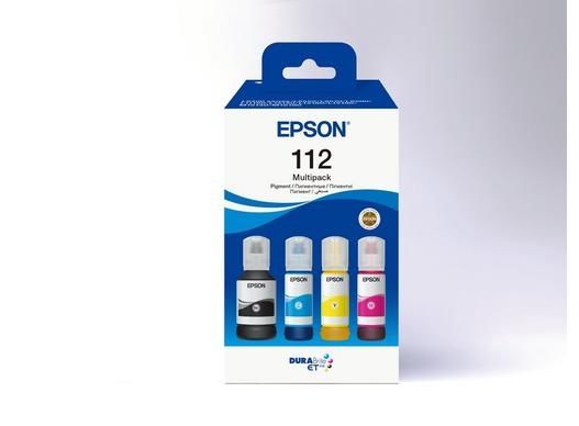 Epson 112 EcoTank (C13T06C64A) Rašalo papildymo buteliukų komplektas, C/M/Y/BK – 3