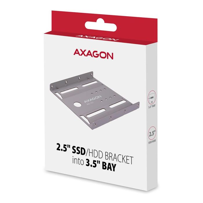 SSD ACC BRACKET 2.5" TO 3.5"/GREY RHD-125S AXAGON – 2