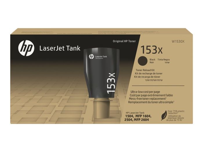 HP 153X Black Org LJ Toner Reload Kit – 2
