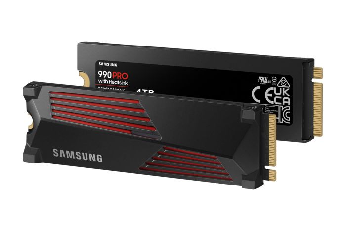 SSD SAMSUNG 990 PRO with Heatsink 4TB – 7