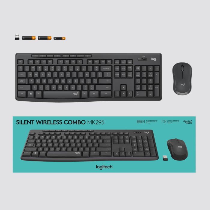 KEYBOARD +MOUSE COMBO MK295/ENG 920-009800 LOGITECH – 9