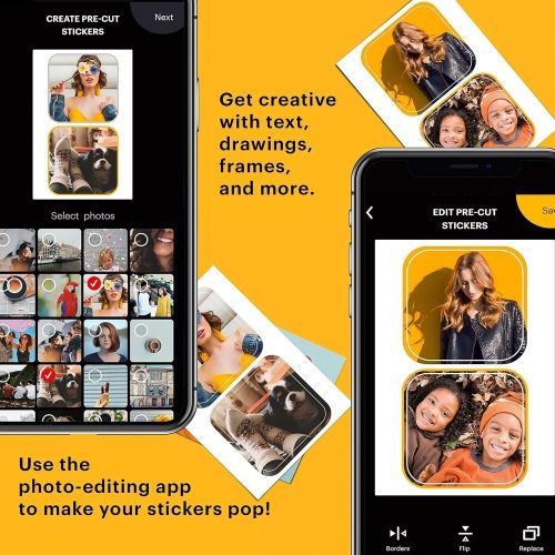 Kodak ZINK 2x3'' 50x76 mm 30 Sheets Pre-Cut Sticker Fotopopierius – 4