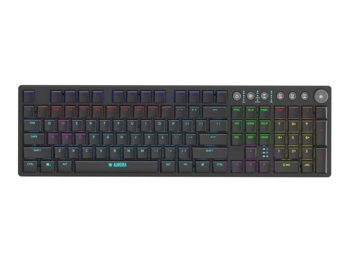 IBOX Aurora K-6 LED wired/wireless KB – 4