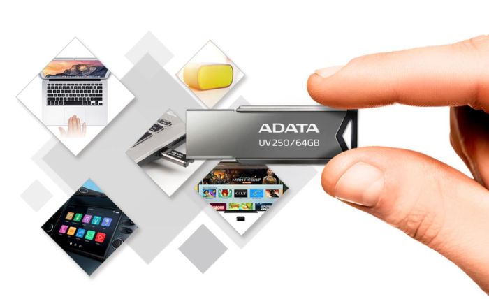 MEMORY DRIVE FLASH USB2 16GB/AUV250-16G-RBK ADATA – 4