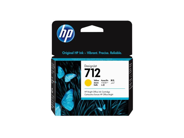HP 712 29-ml Yellow DesignJet Ink