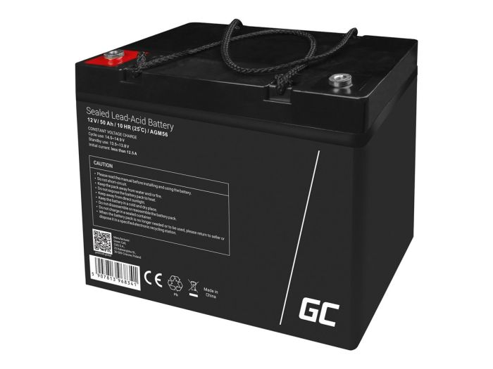 GREENCELL AGM 12V 50Ah VRLA Battery Gel – 4