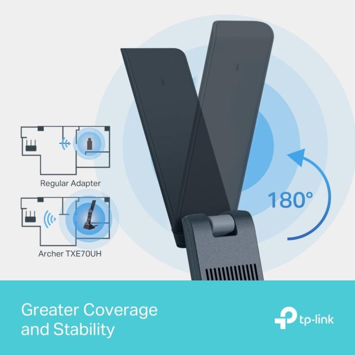 WRL ADAPTER 5400MBPS WI-FI 6E/ARCHER TXE70UH TP-LINK – 6