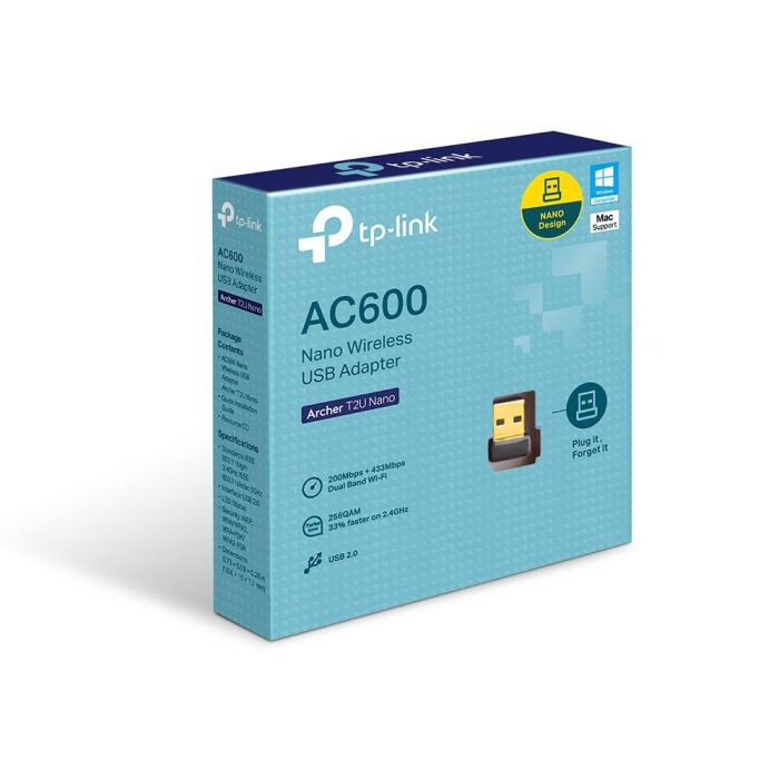 WRL ADAPTER 600MBPS USB/ARCHER T2U NANO TP-LINK – 4