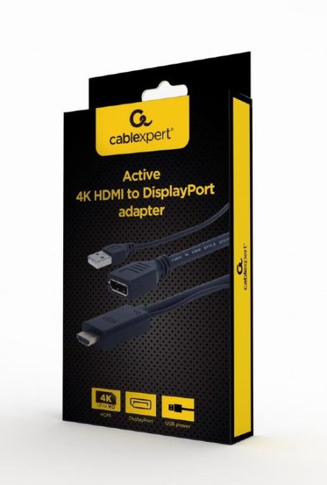 I/O ADAPTER HDMI TO DP/BLACK A-HDMIM-DPF-01 GEMBIRD – 2