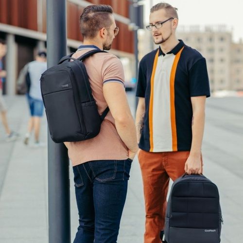 Verslo klasės kuprinė CoolPack Bolt garstyčių spalvos – 13
