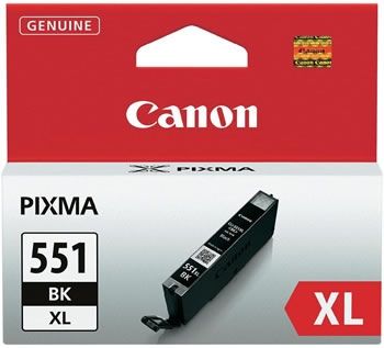 Canon CLI-551XL BK (6443B001) Rašalinė kasetė, Juoda